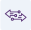 Low-overhead synchronization between circuit parts.